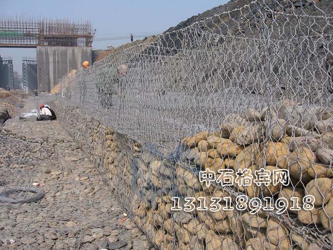 鉛絲石籠擋墻 鉛絲石籠擋墻
